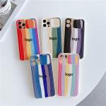 Soft TPU Rainbow Designer Cell Phone Cases For Iphone 12 Pro Max Slidable Lens