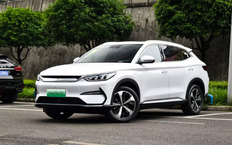 2022 New Energy Vehicles Byd Song Plus EV Adults Electric New Chinese Electric Car in Stock