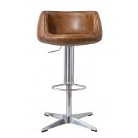 China Swivel Leather Counter Height Stools , Adjustable Height Bar Stools With Backs on sale
