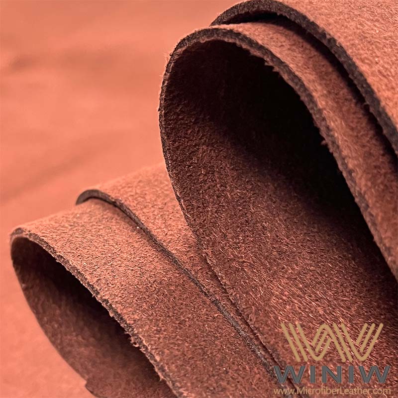 Breathable Microfiber Synthetic Suede Leather Fabric for Horse Saddles