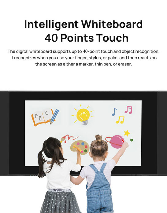 Interactive Smart Digital Blackboard IFP 86 Inch Screen Touch Blackboard 4