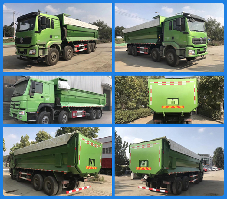 New 12 Wheels 380HP 420HP Used Foton FAW 40 Ton Sand Tipper Truck for Sale