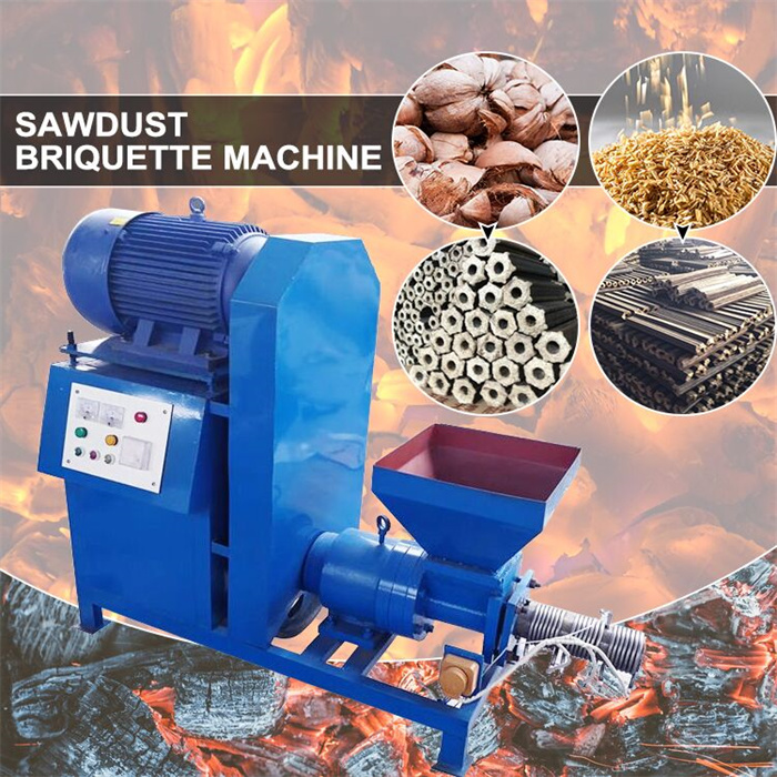 Wood Chip Brick Briquettes Press Machine Sawdust Straw Husk Charcoal Briquette Machine For Straw Briquettes