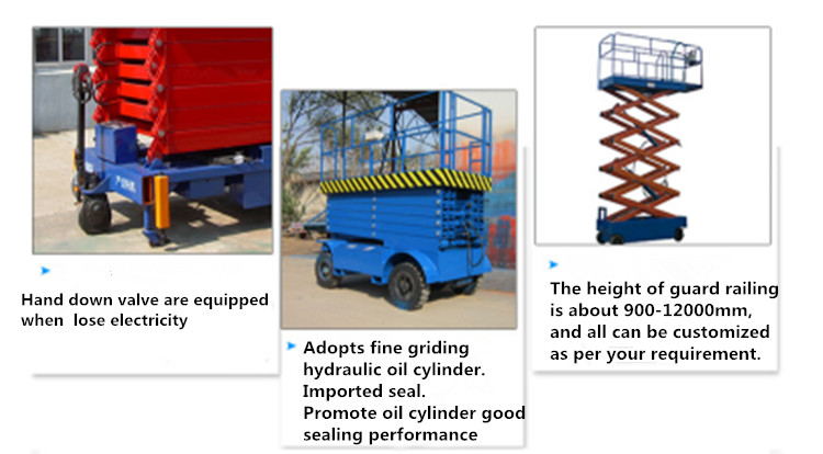 Construction Battery Boom Lift Table Hydraulic