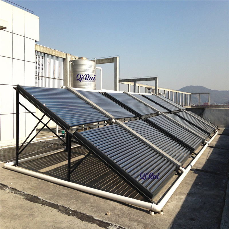 High Efficiency Non-Pressurized Solar Geyser