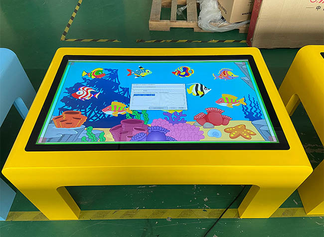 43 Inch Smart Waterproof Interactive Touch Screen Coffee Table For Kids