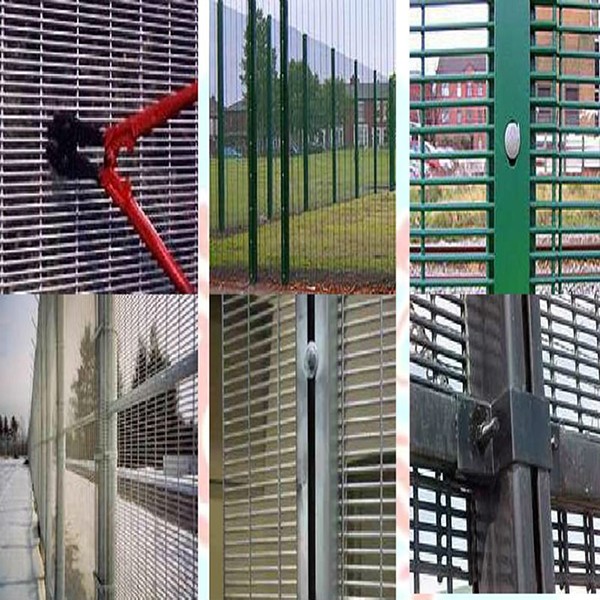 High quality Welded Mesh 358 Security Fence Anti Climb panel fence