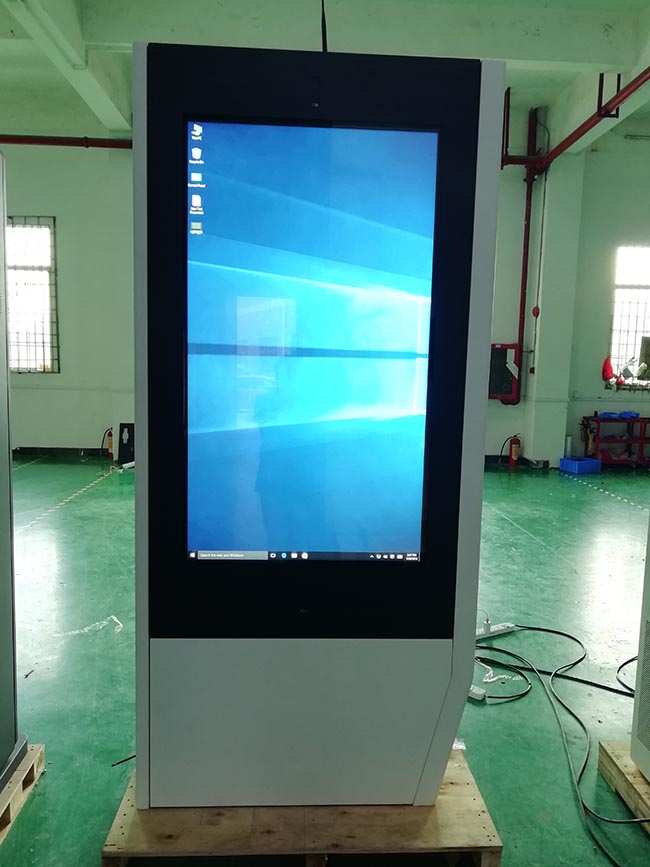 55 Inch Good Quality Factory Price Dustproof IP65 Waterproof Outdoor Digital Signage LCD Display With Floor Standing