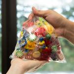8" X 10" nourriture commerciale met en sac le plastique imprimé par coutume pour le stockage de sucrerie