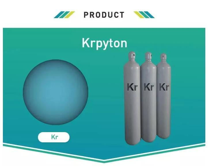 Good Quality Electron Grade 99.999% Purity Krypton Gas Kr Gas