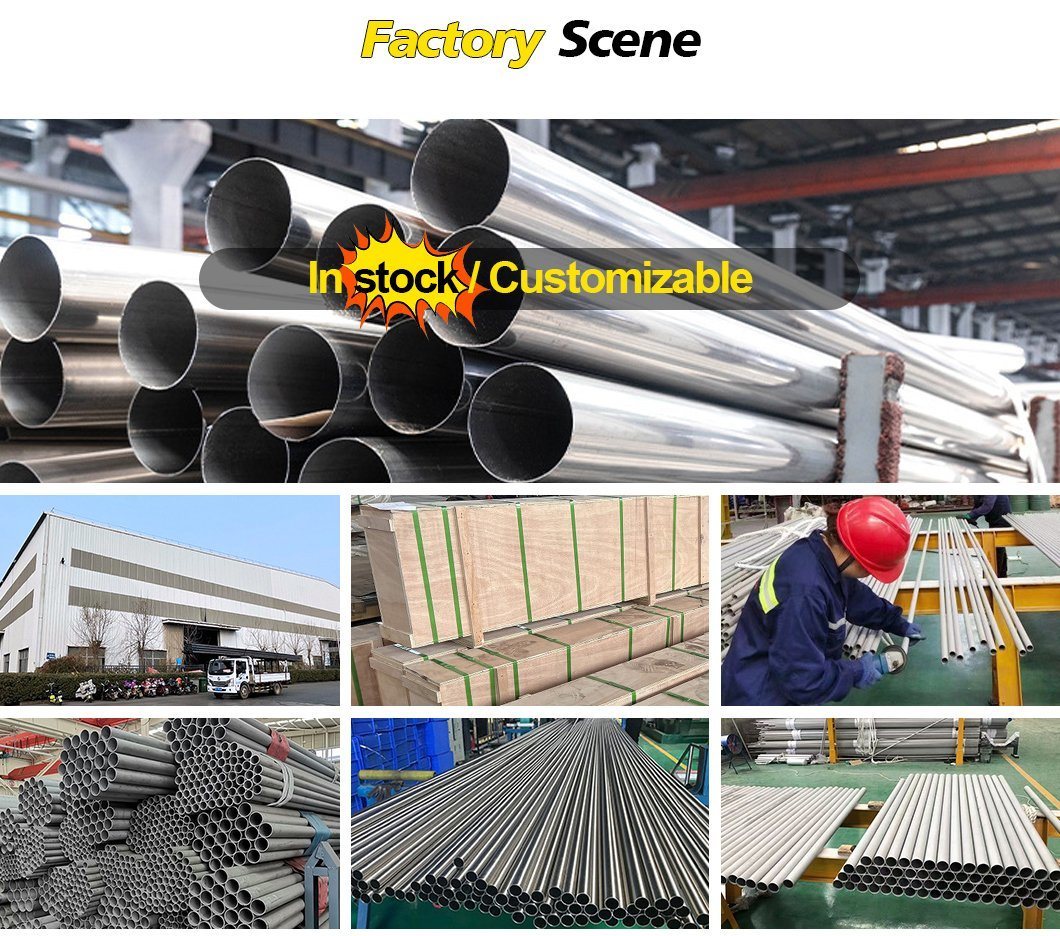 Best Selling High Quality ASTM Square Round 202 301 304 316 316L 310S 904L 0.3mm-100mm Thickness Seamless Stainless Steel Tube Pipe Factory Direct Price