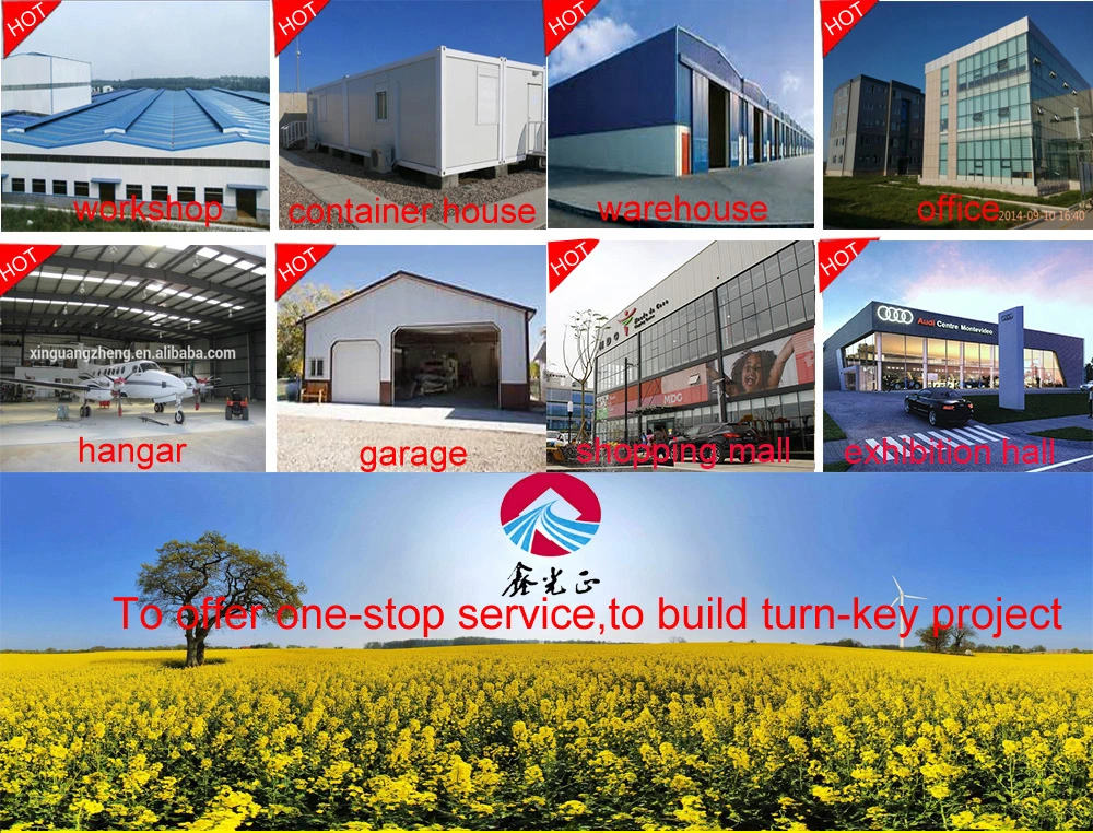 Light Steel Structure Prefabricated Metal Construction Building for Storage Shed Prefab Warehouse (SS-47)