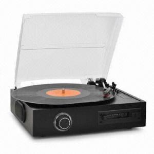 China Turntable Stereo System, Record and CD Player, CD Player to MP3 Via AUX Input, CE/ErP/RoHS Marks on sale 