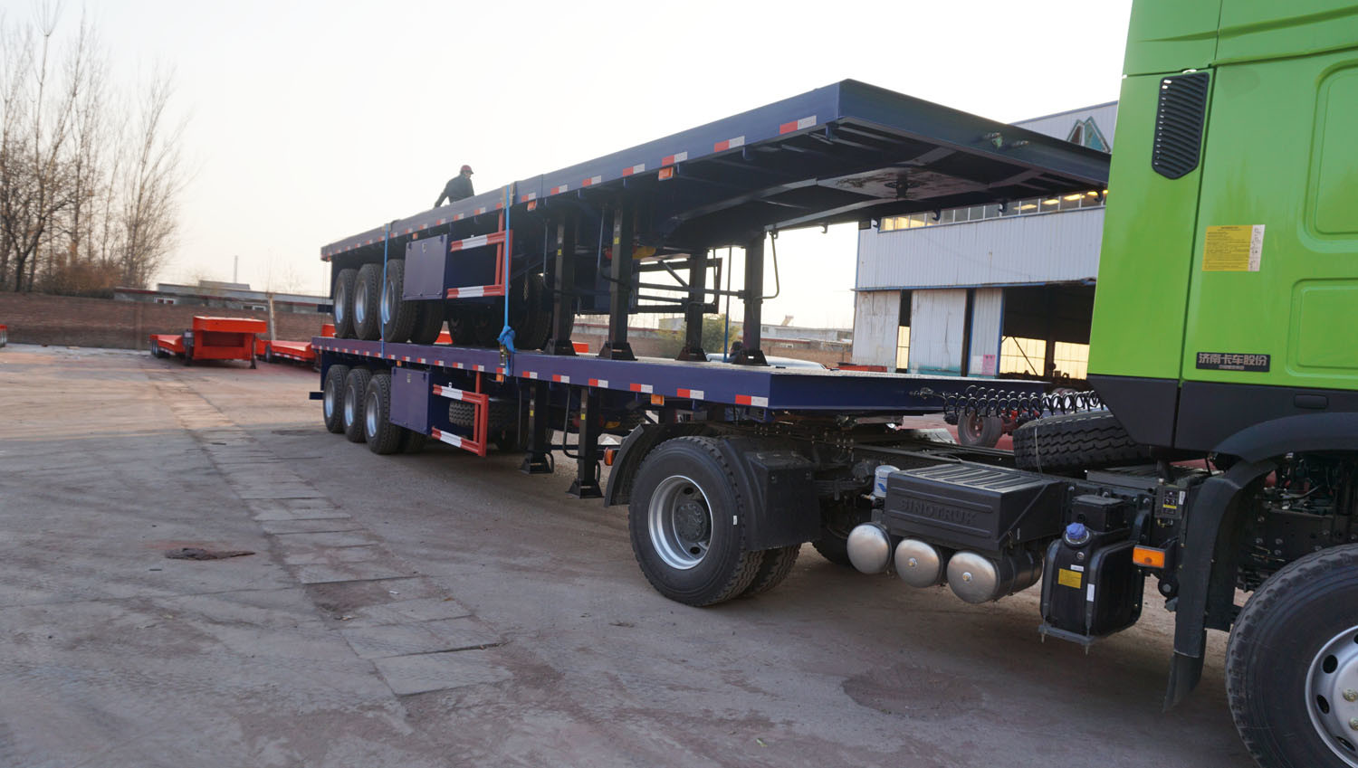 extendable container trailer 2