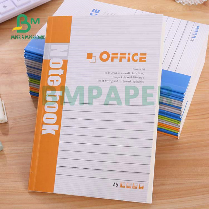 50gsm 53gsm Uncoated Woodfree Paper Offset White Paper For Notebook 