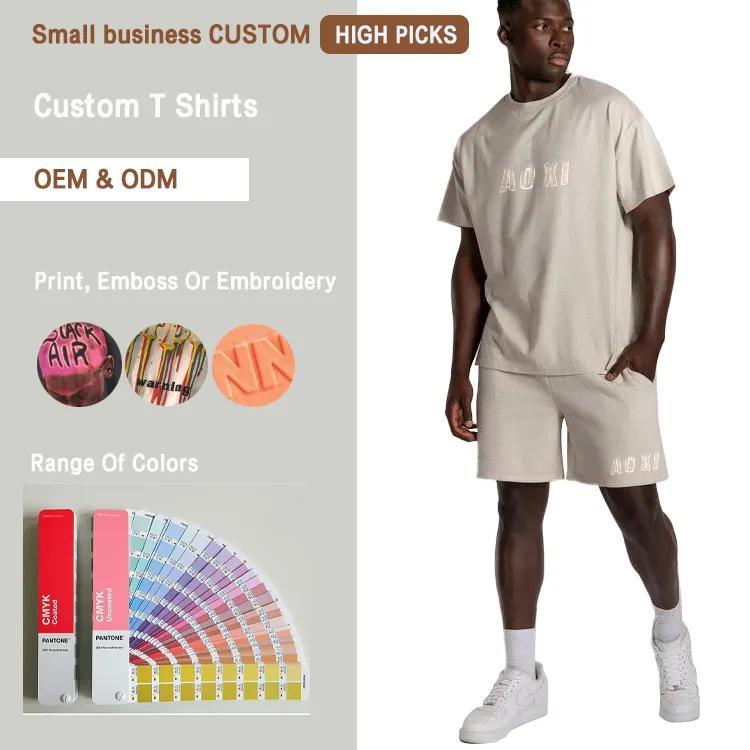 2023 Cotton Man Tracksuit Sportwear Set for Summer