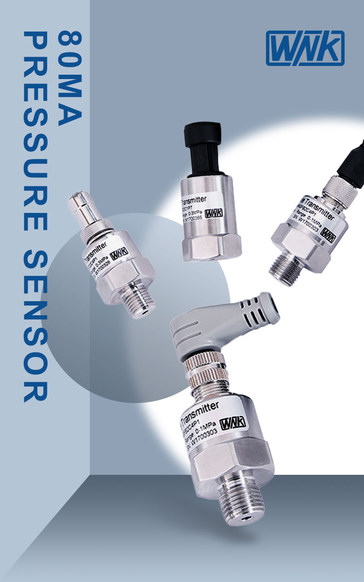 WNK 4-20ma 0.5-4.5V I2C 0-6Mpa Pressure Sensor For Water Treatment System