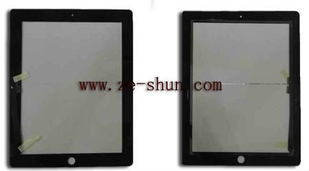 for touchscreen for ipad 3 black