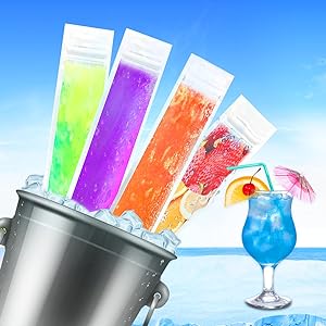 Ice pop mold bags application
