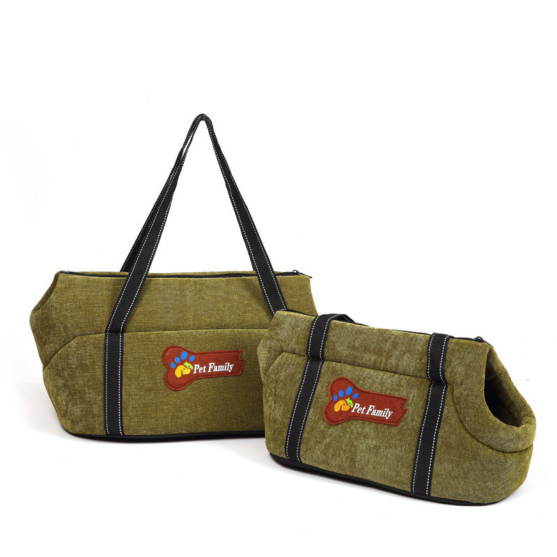 Soft Velvet Cotton Pet Outdoor Shoulder Carriers Dog Hand Bags