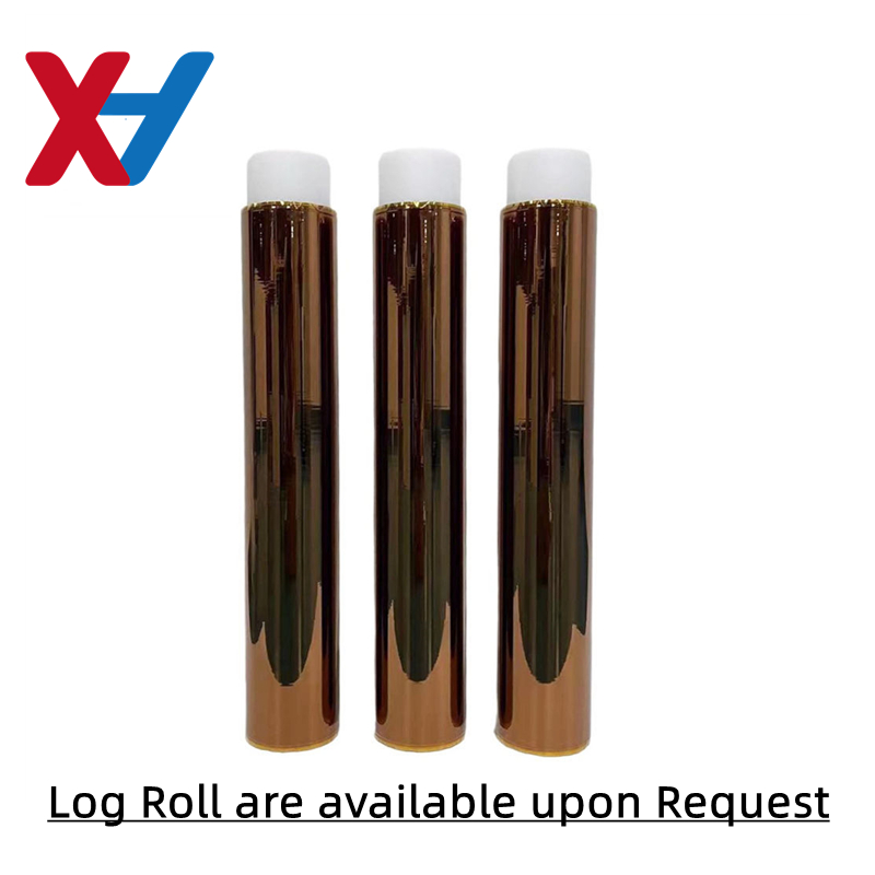 Double sided polyimide tape log roll
