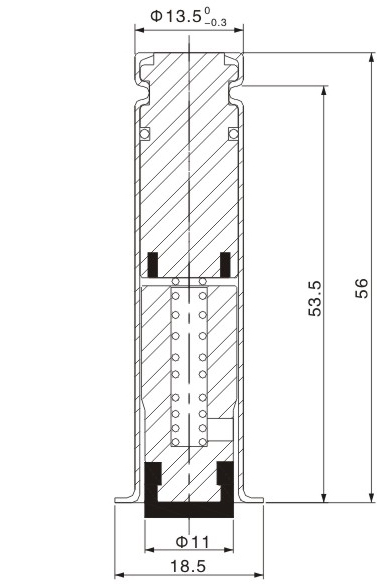 Dimension of BAPC213553538 Armature Assembly: