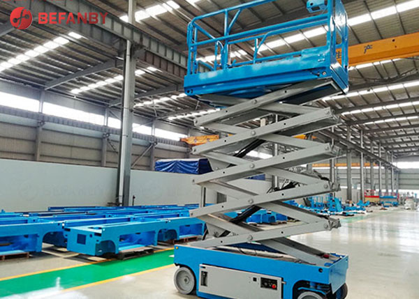 Safety Self-Propelled Aerial Work Table Hydraulic Lift