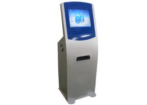 China Multimedia Smart Touch Screen Self Service Kiosks with A4 Size Paper Laser Printer on sale 