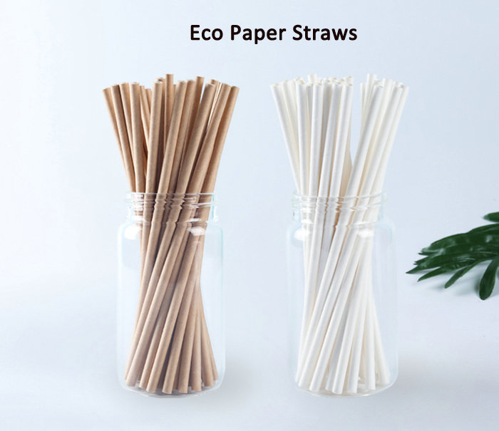 Biodegradable Eco Drinking Straw Paper 60G White Colorful Kraft Paper Roll 