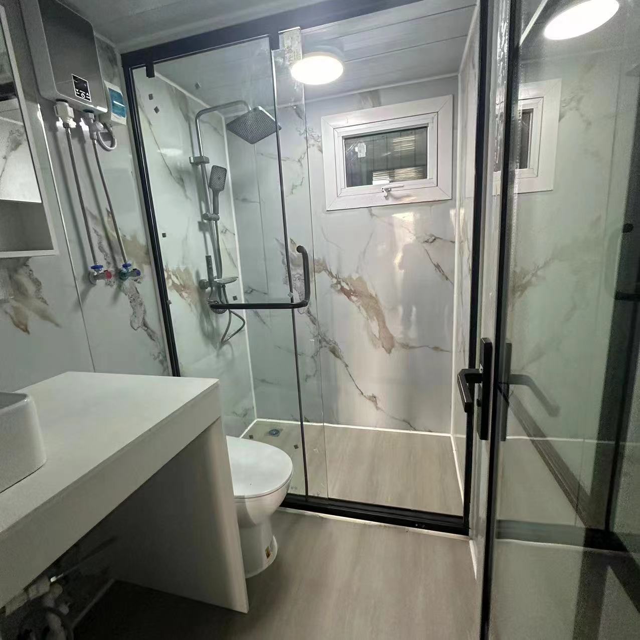 Grande expandable prefab house Integrated Bathroom Facilities