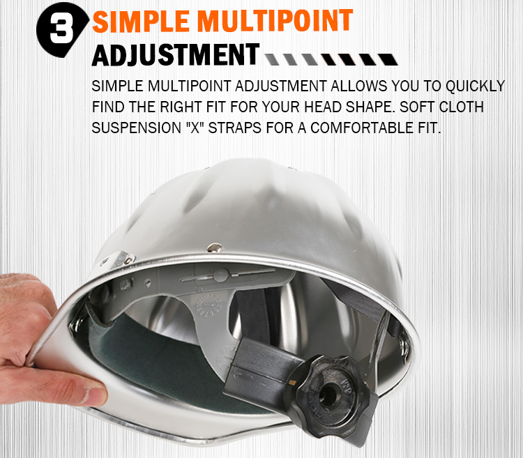 Kseibi V Model Aluminium Hard Hat Safety Helmet for Welding