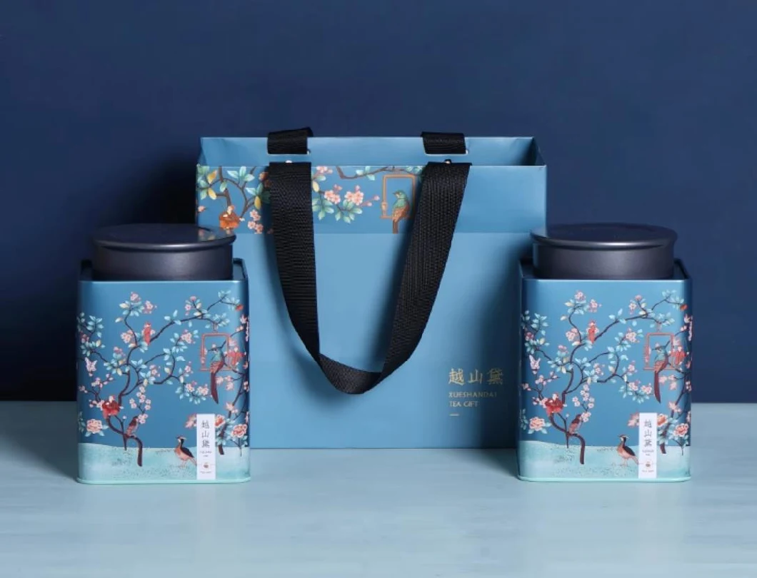 Hot Sale Customized Factory Price Tea Tin Can Metal Gift Box Tin Tea Packaging Tin Box for Tea Packaging