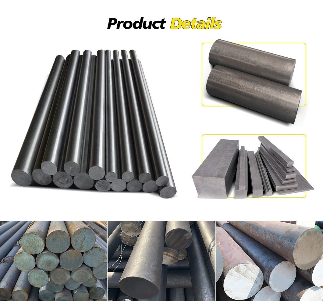 ASTM Ss 304 201 316 1020 3003 7075 2024 S235jr S355jr Rolled Hot and Cold Drawn Round Rod Bar Stainless Steel/Carbon Steel/Aluminum/Mould Bar