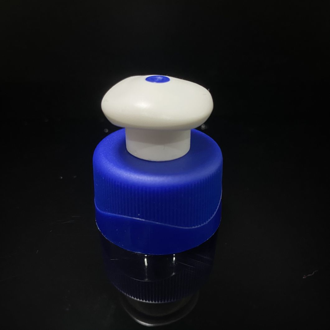 28mm Plastic Push Pull Water Bottle Cap with Induction Line Plastic Liquid Detergent Water Bottle Cap