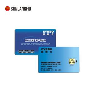 China High-End Contact Smart IC Card for Pre-Paid Gas/Water/Power Card on sale 