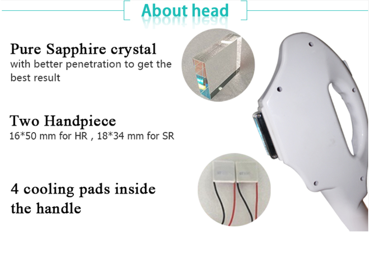 2018 high quality clinic use professional multifunction e-light ipl SHR hair removal technology