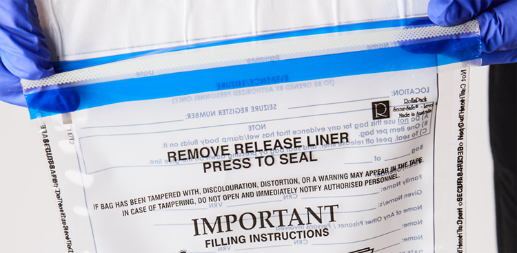 Tamper Evident Deposit Bag with Heat Sensitive Security Seal