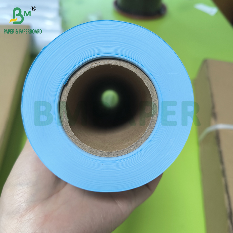 Uncoated Ink Jet Single Sided Blue Colored Plotter Paper for CAD Drawings