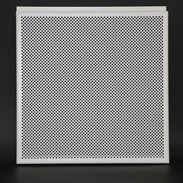 White Aluminum Perforated Hook Drop Suspended Metal Ceiling