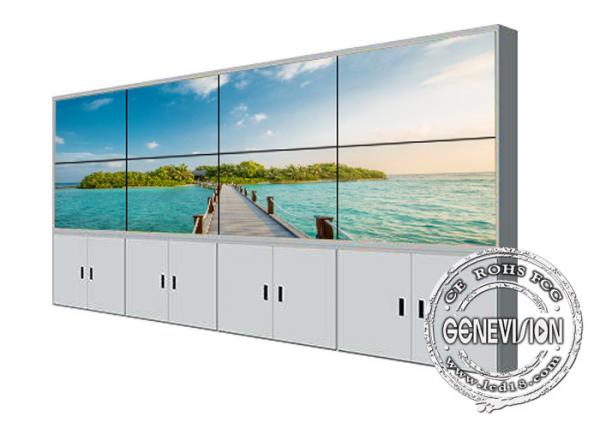 55inch Video Wall Samsung Tv Screen Display 4 4 Floorstand Cabinet