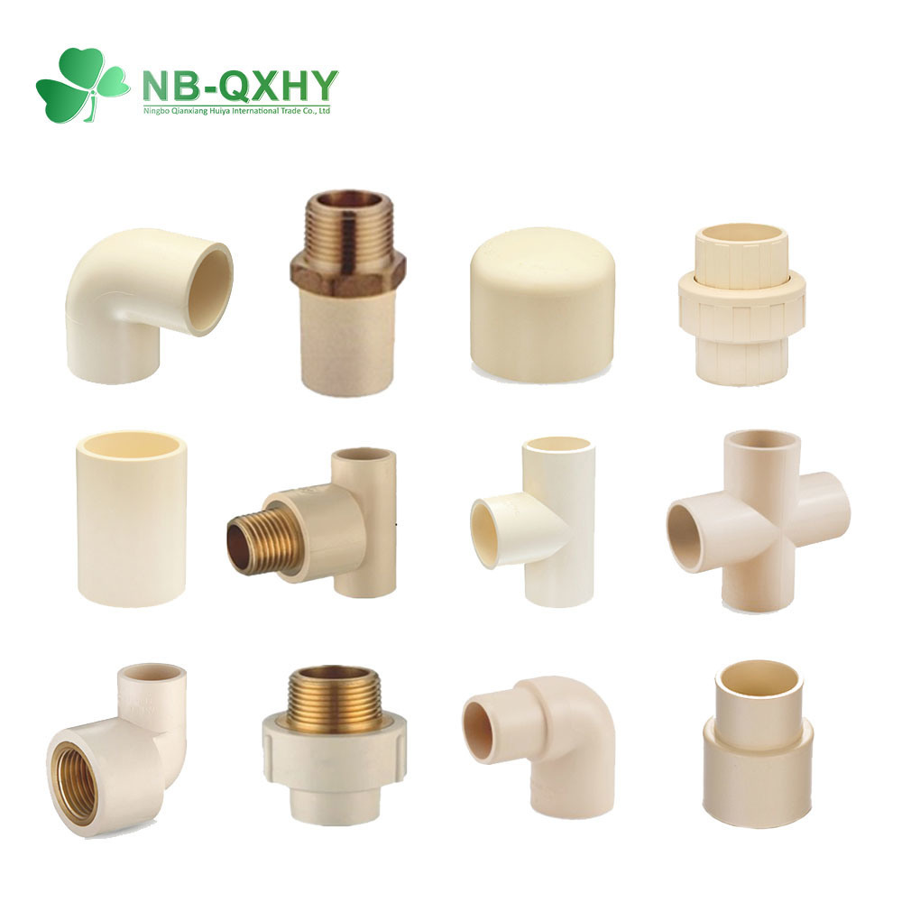 ASTM CPVC Pipe Fittings Water Supply Brass Plastic Pipe Fitting