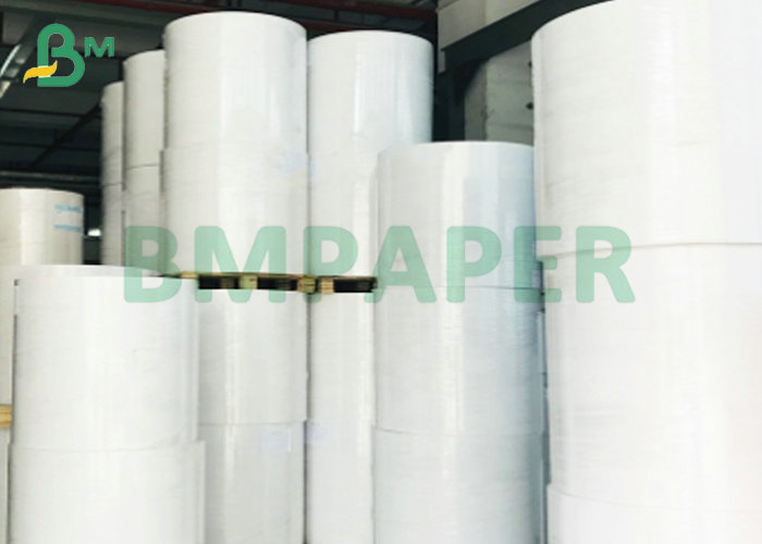 52g 55g Scratch Resistant Thermal Paper Jumbo Rolls Label Stock Material 