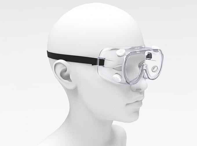 Transparent Disposable Medical Isolation Goggles Anti Fog for Eye Protection