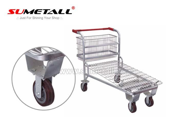 Large Shopping Trolley For Heavy Weights Used In Wholesale Market