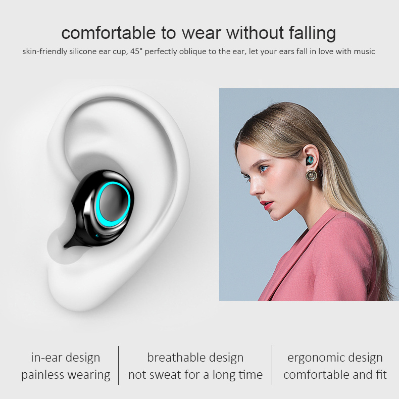 Drop Ship for S11 Drop Ship 3500mAh LED Bluetooth Wireless Earphones Tws Touch Control Sports Noise Canceling