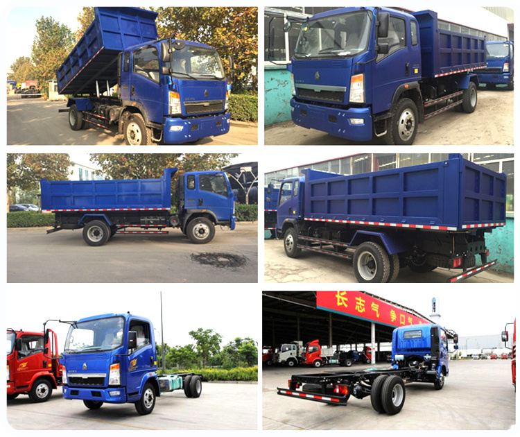 Sinotruk HOWO 4X2 Mini Cargo Truck Dump Truck