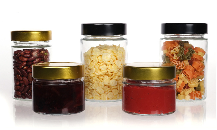 Cheap Price 180ml 280ml 380ml 500m Frasco De Vidrio Food Storage Mini Jar with Lids