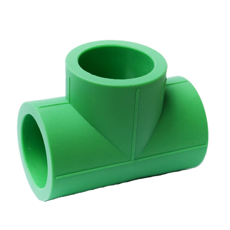 Equal Tees Male Threaded PPR Fitting Plastic Pipe Fitting with Brass
