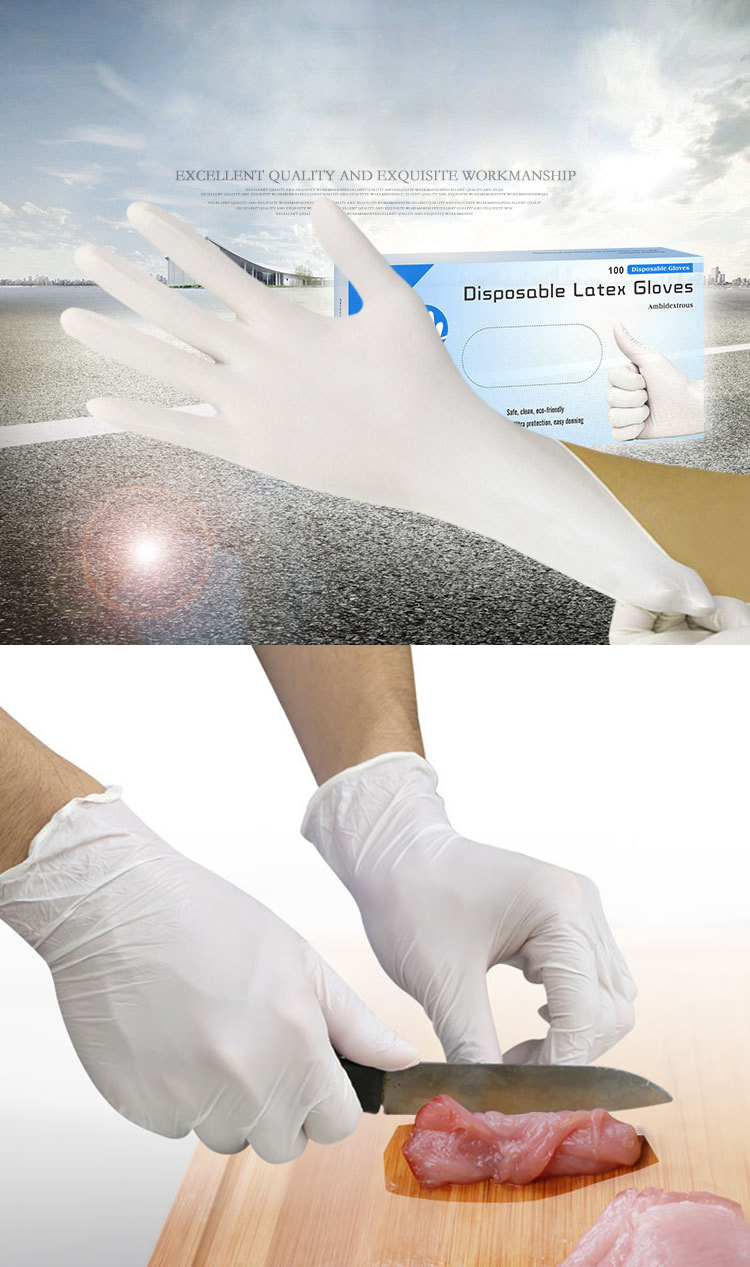 Powder Free Exam Medical Latex Disposable Nitrile Gloves