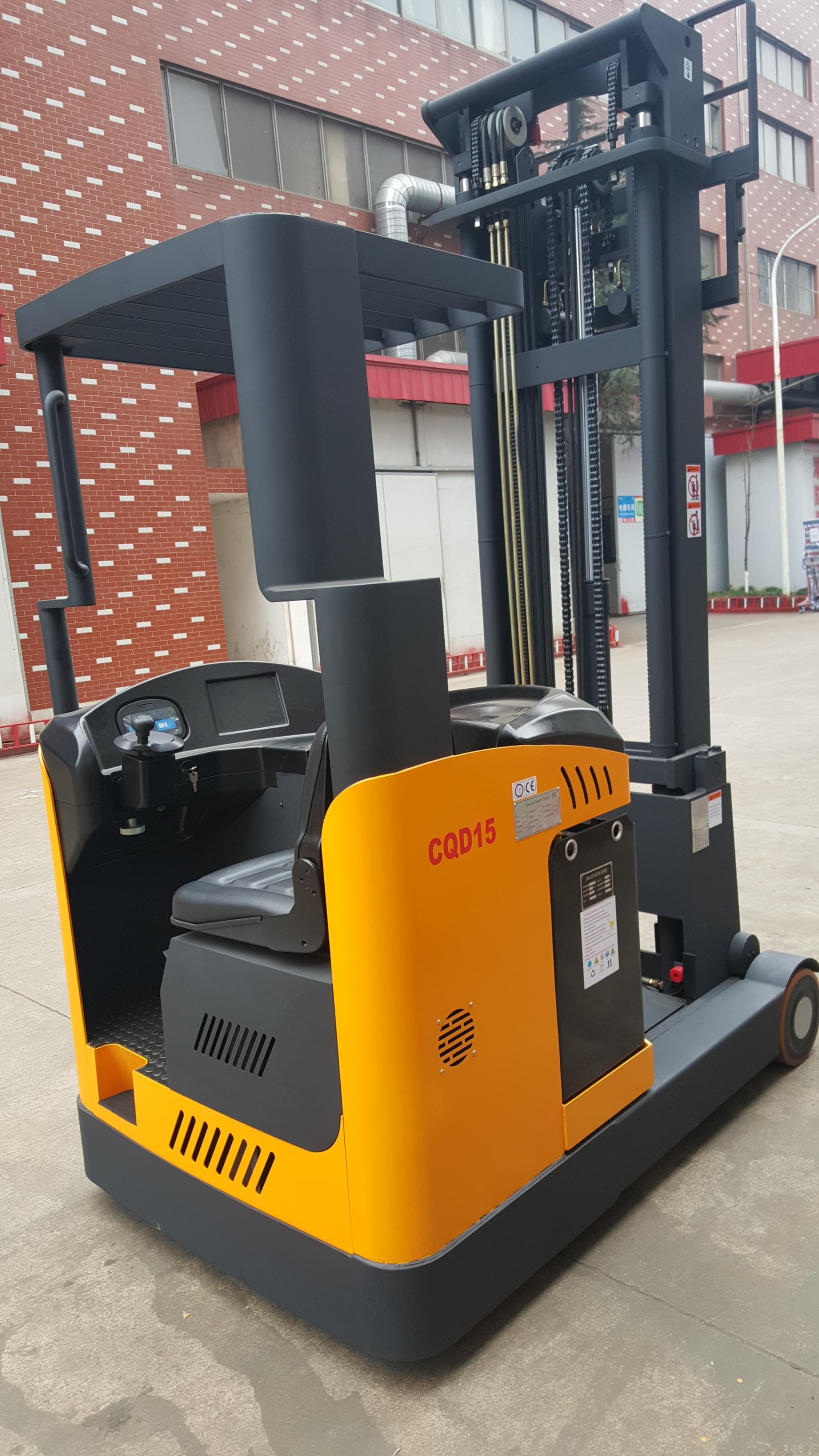 2 Ton battery electric reach forklift truck for sale